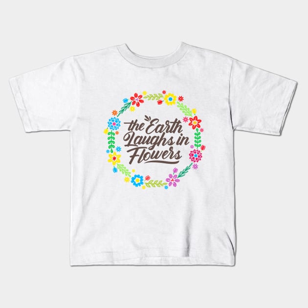 Beautiful Spring Flower Kids T-Shirt by Jerry After Young